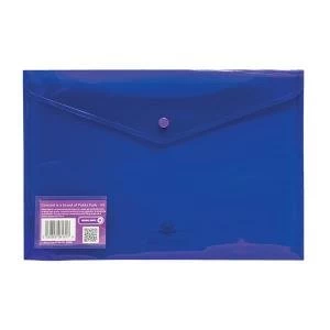 Image of Concord Stud Wallet File Vibrant Polypropylene Foolscap Purple Pack of