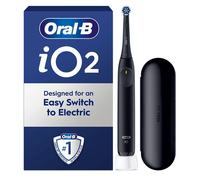 Image of ORAL B iO 2 Electric Toothbrush - Night Black 8700216344944