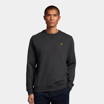 Image of Mens Crew Neck Sweatshirt - Charcoal Marl - S