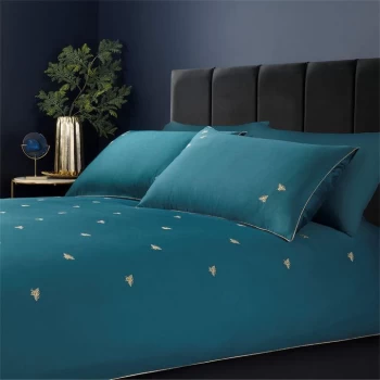 Image of Biba Bees Duvet Cover - Emerald