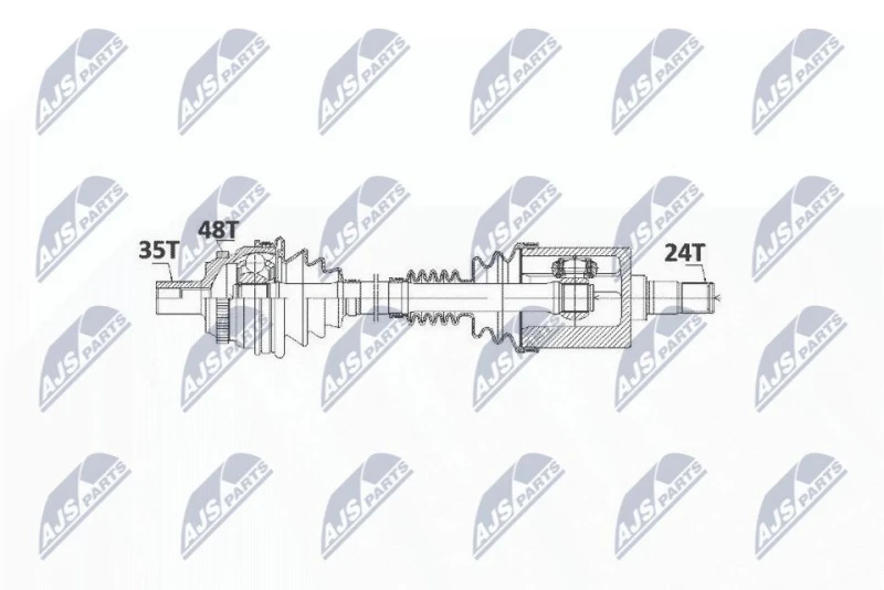 Image of NTY Drive shaft NTY NPW-ME-023