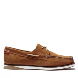 Image of Timberland Atlantis Break Boat Shoe For Men In Brown, Size 7