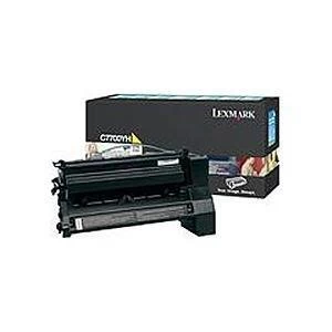 image of Lexmark C7700YH Yellow Laser Toner Ink Cartridge