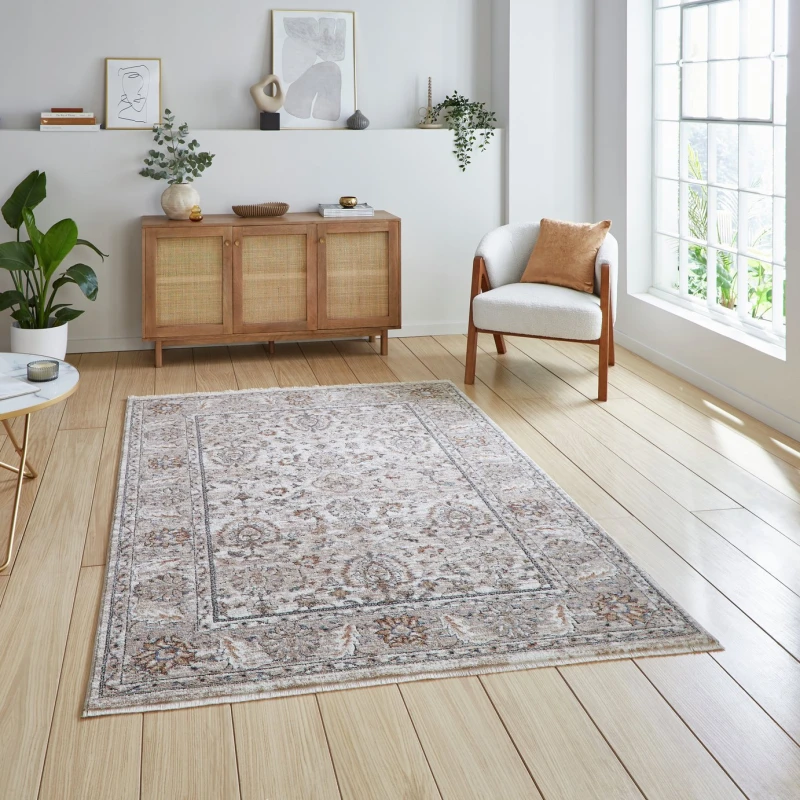 Image of Think Rugs Think Rugs Vintage Beige Rug - 200x290cm