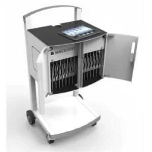 Compulocks CartiPad Uno Tablet / Laptop Charging Rolling Cart 16 Devices EU Power Plug