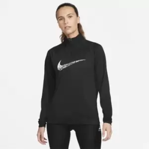 Image of Nike Nk Df Swoosh Run Mdlyr - Black