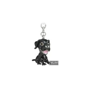 Image of Little Paws Key Ring Labrador Black