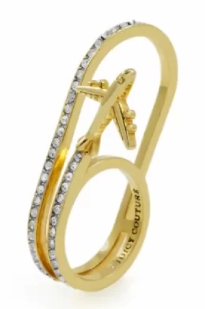 image of Juicy Couture Jewellery JET SET RING SIZE N JEWEL WJW789-710-7