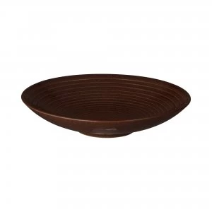 Image of Denby Studio Craft Walnut Medium Ridged Bowl