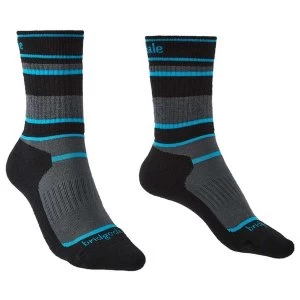 Image of Bridgedale HIKE All Season Merino Performance Junior - Large Grey / Black