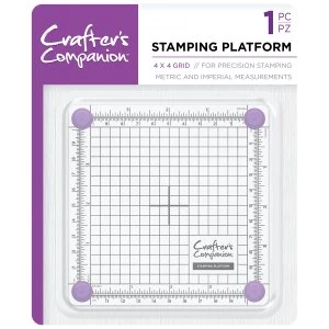 image of Crafter's Companion Stamping Platform - 4" x 4"