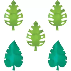 Image of Giant Foil Palm Leaves (Pack Of 8)