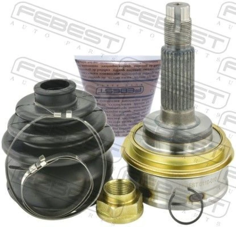Image of FEBEST 0110-010 Joint, drive shaft Wheel Side Joint,drive shaft (236)