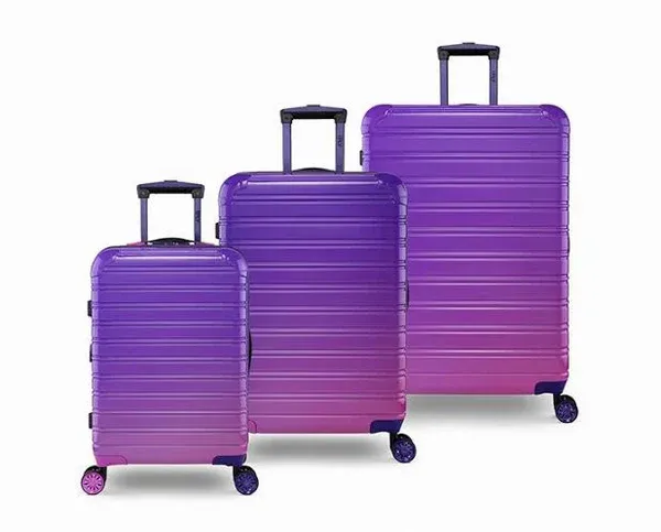 Image of I Fly Vacay Premium Hard Purple Suitcase 3Pcs Set