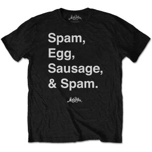 Image of Monty Python - Spam Mens Large T-Shirt - Black