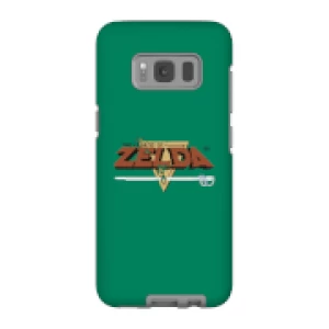 image of Nintendo The Legend Of Zelda Retro Logo Phone Case - Samsung S8 - Tough Case - Gloss