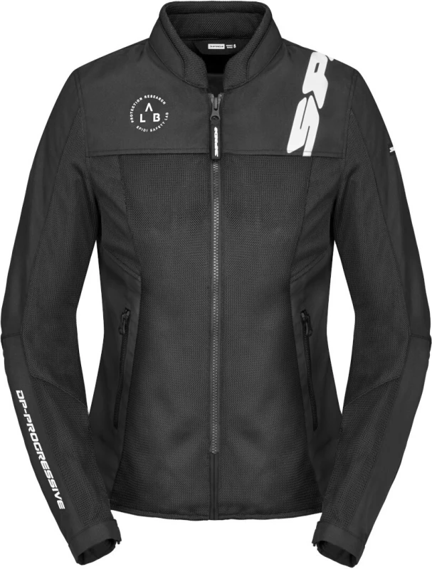 Image of Spidi Corsa Net Lady Jacket Black White Size S