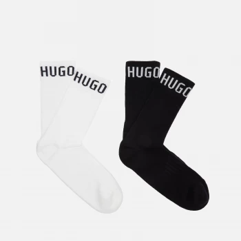Image of Hugo Boss 2 Pack Sports Socks Navy Size 43-46