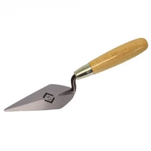 Image of C.K Tools Pointing Trowel with Wooden Handle - 100mm
