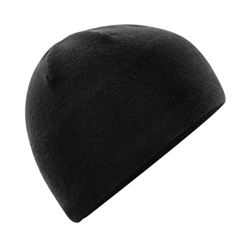 Image of Beechfield Beechfield Men Water Repellent Active Beanie in Black One Size Male 5059958977877