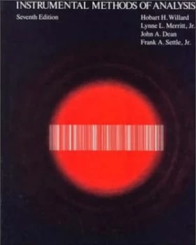 Image of Instrumental Methods of Analysis by Hobart H Willard Hardback