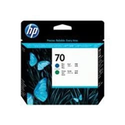 Image of HP 70 Blue and Green Printhead