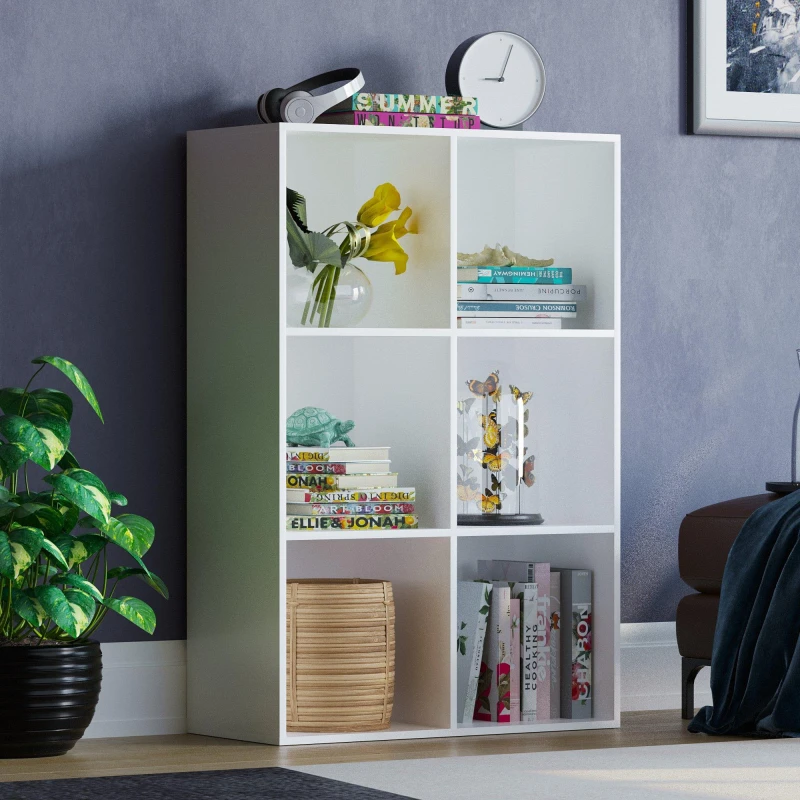 Image of Lassic Vida Designs Durham 2x3 Cube Storage Unit White unisex 2x3