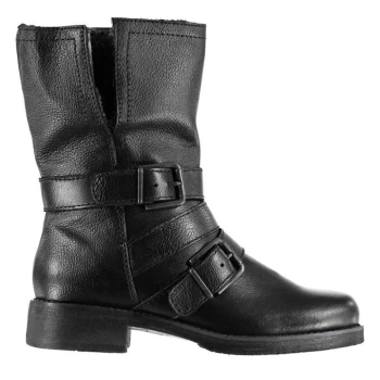 Image of Linea Biker Boots - Black