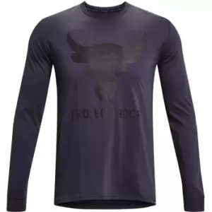 image of Under Armour Armour PR Brahma Long Sleeve T-Shirt Mens - Purple