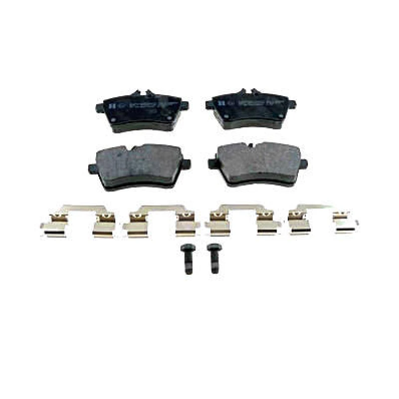 Image of ZIMMERMANN 24077.190.4 Brake pad set Front Axle, Photo corresponds to scope of supply, with bolts/screws Brake Pad Set,disc brake (402)