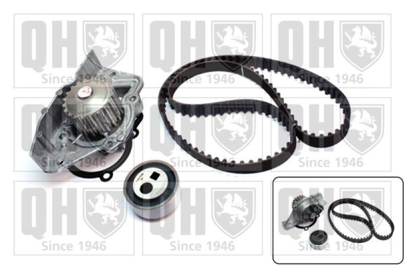 Image of QUINTON HAZELL Water pump and timing belt kit QUINTON HAZELL QBPK1200