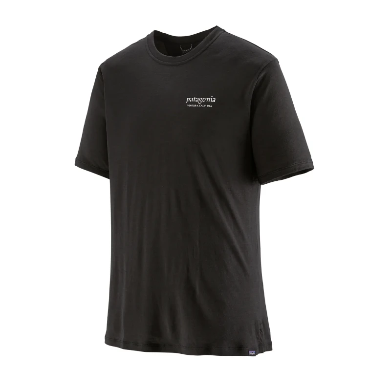 Image of Patagonia T-Shirt Patagonia Cool Merino Blend Noir Male XS