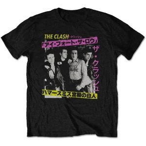 Image of The Clash - London Calling Japan Photo Unisex Large T-Shirt - Black