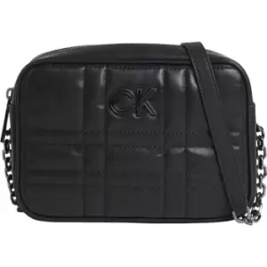 Calvin Klein Re-Lock Quilt Camera Bag - Black