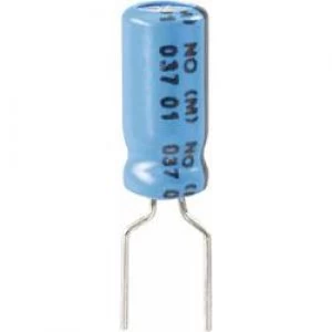 image of Electrolytic capacitor Radial lead 5mm 1 uF 63 V