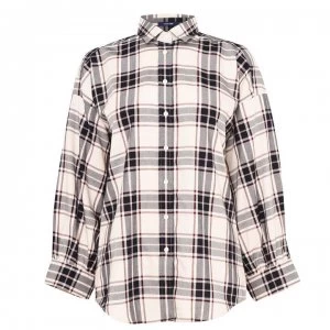 Image of Gant Oversized Shirt - Putty 034