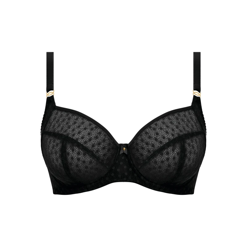 Image of Freya Starlight Underwired Balcony Bra BLK Black female 30F