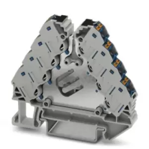 Image of Phoenix Contact Distribution Block, 16 Way, 0.14 1.5 (Flexible) mm, 0.14 2.5 (Solid) mm, 37A, 250