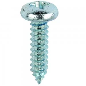 image of Select Hardware Pan Head Self Tapping Screw Bright Zinc Plated 1" X No8 20 Pack