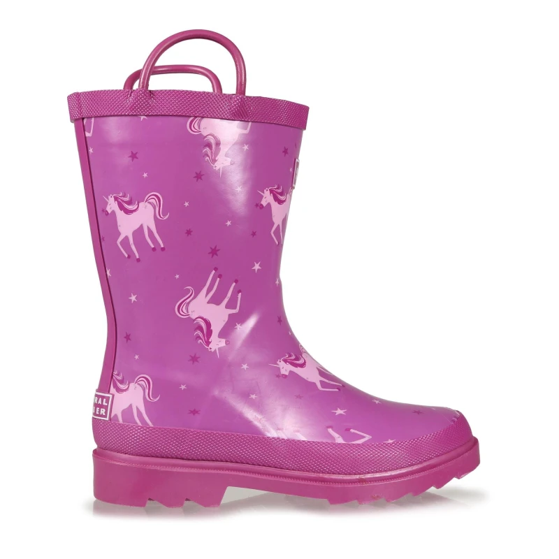 Image of Regatta Kids Minnow Printed Wellies Unicorn/Rorc female EU31/12