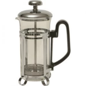 Image of Genware 3 Cup Economy Cafetiere Chrome 300ml 11oz