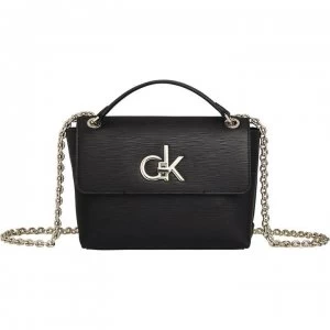 image of Calvin Klein Lock Crossbody Bag - Black BAX