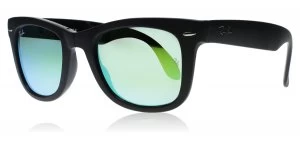Image of Ray-Ban Folding Sunglasses Matte Black 60694J 50mm