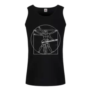 Image of Grindstore Mens Da Vinci Rocker Vest Top (XL) (Black)