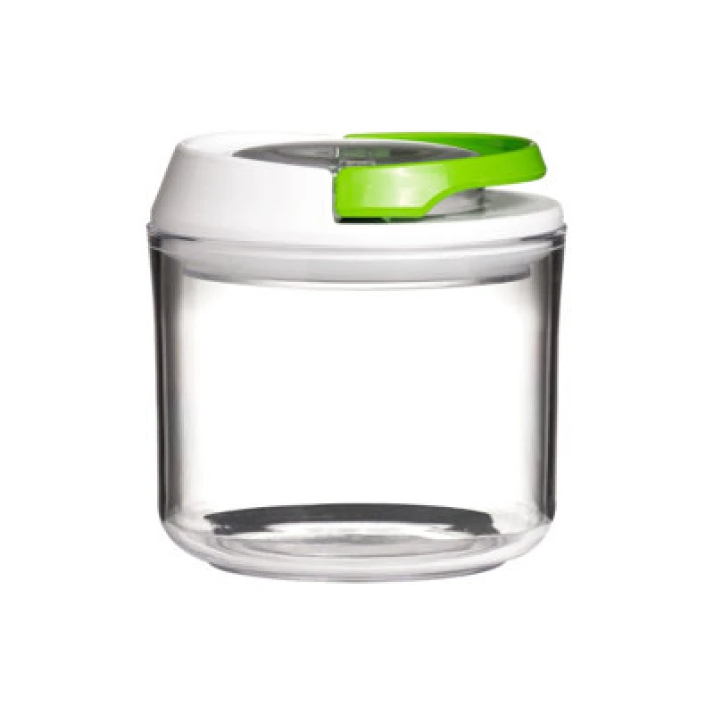 Image of Premier Housewares Transparent 400ml Food Storage Container, Storage Jar with Airtight Seal Lid, Coffee, Tea & Sugar Canister Clear
