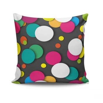 Image of NKRLNT-025 - No Filling Multicolor Cushion Cover