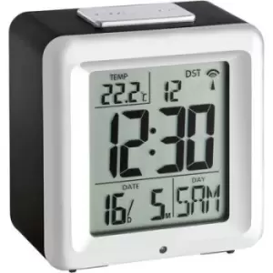 image of TFA Dostmann 60.2503 Radio Alarm clock Black-silver Alarm times 1