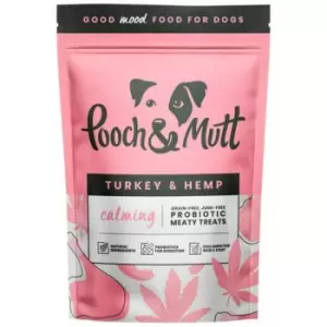 Pooch and Mutt Turkey and Hemp Calming Meaty Dog Treats 120g