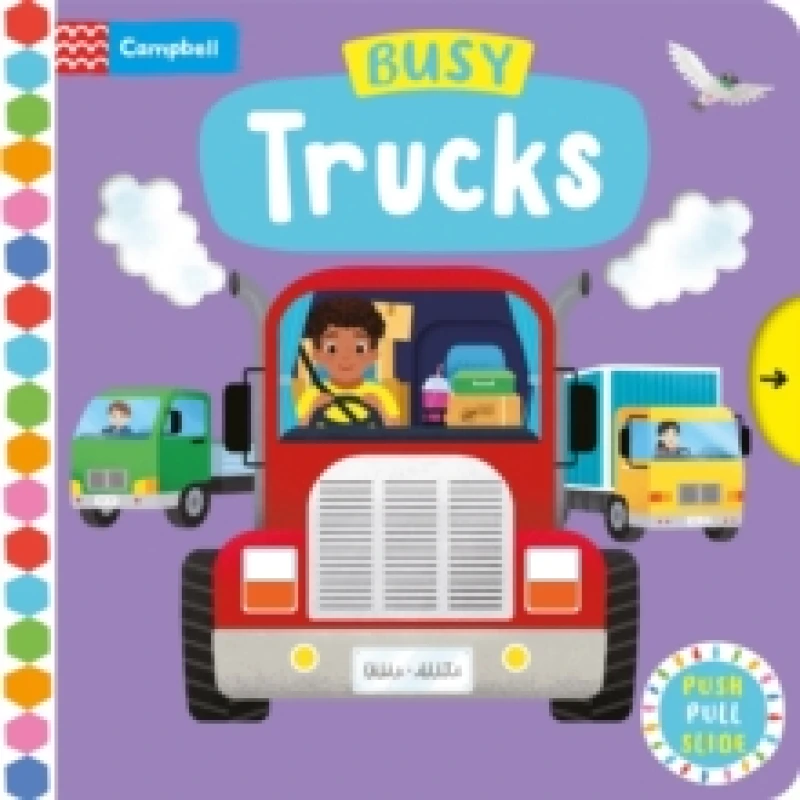 Image of Campbell Books Busy Trucks Book Multi unisex