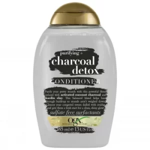 image of OGX Purifying+ Charcoal Detox Conditioner 385ml